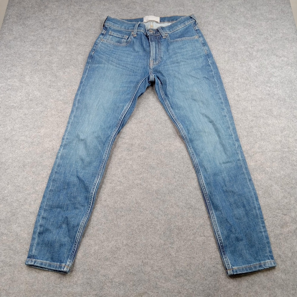 Everlane Jeans Womens 26 Blue Mid Rise Skinny Stretch Denim Ankle Casual
